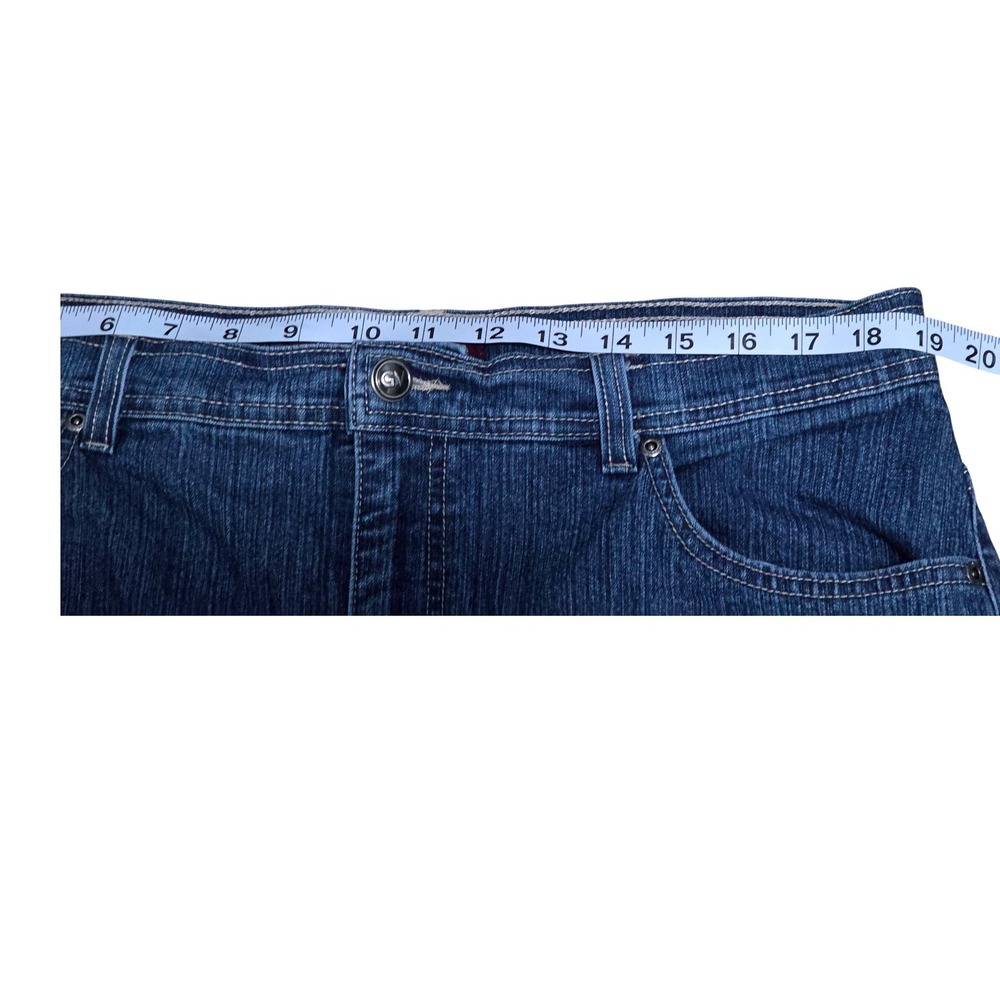 Gloria Vanderbilt Amanda High Rise Straight Leg Blue Denim Jeans Womens Size 16 - Picture 5 of 10